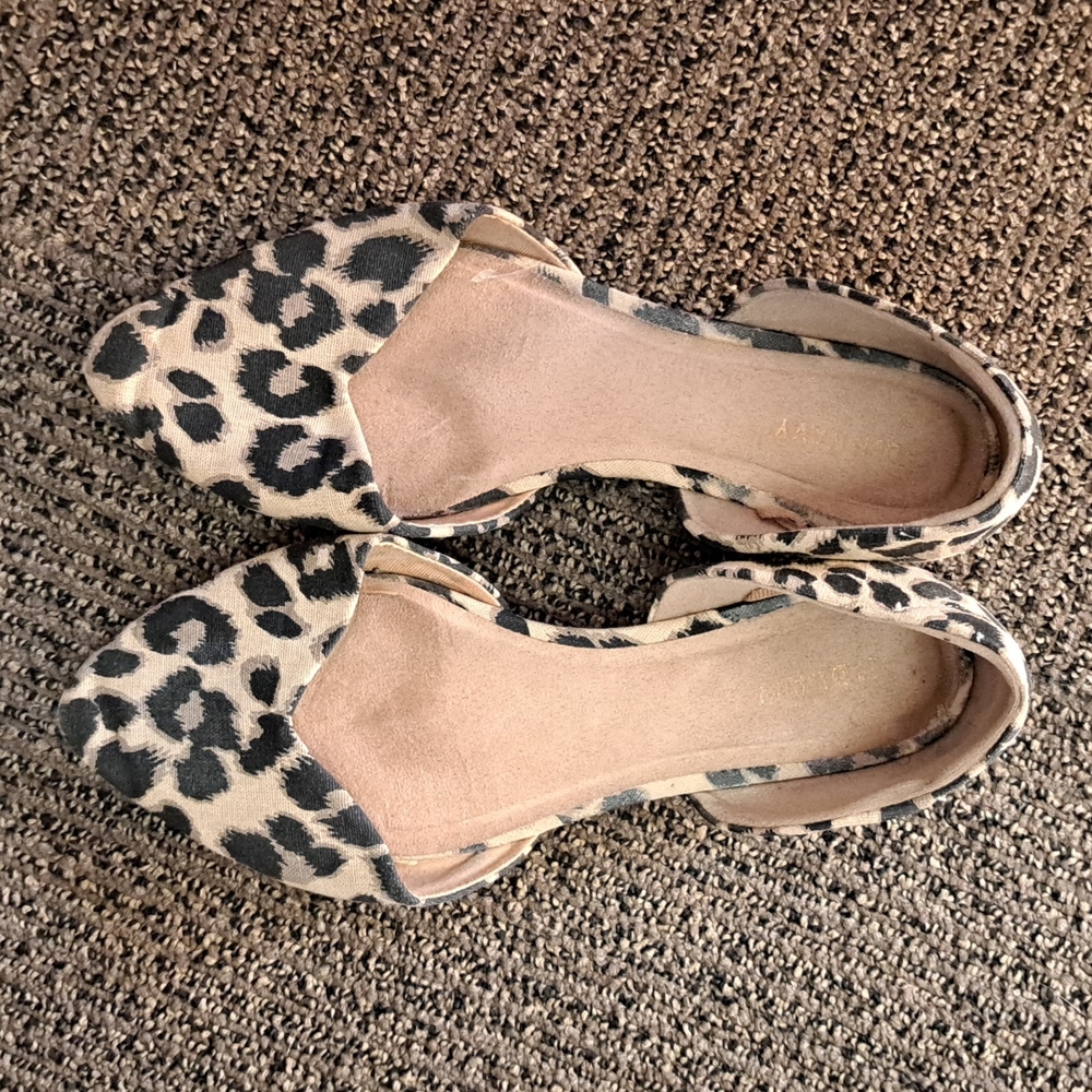 Pointed Toe Cheetah Flats from Old Navy (Women’s 9)